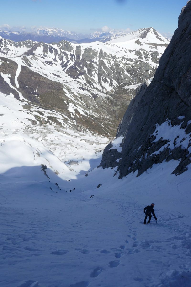 Croquis de la ascensión