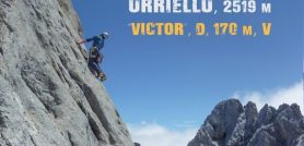 Urriellu, "Víctor". 170 m. Dif. V