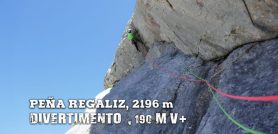 Peña Regaliz, "Divertimento" 190 m, V+